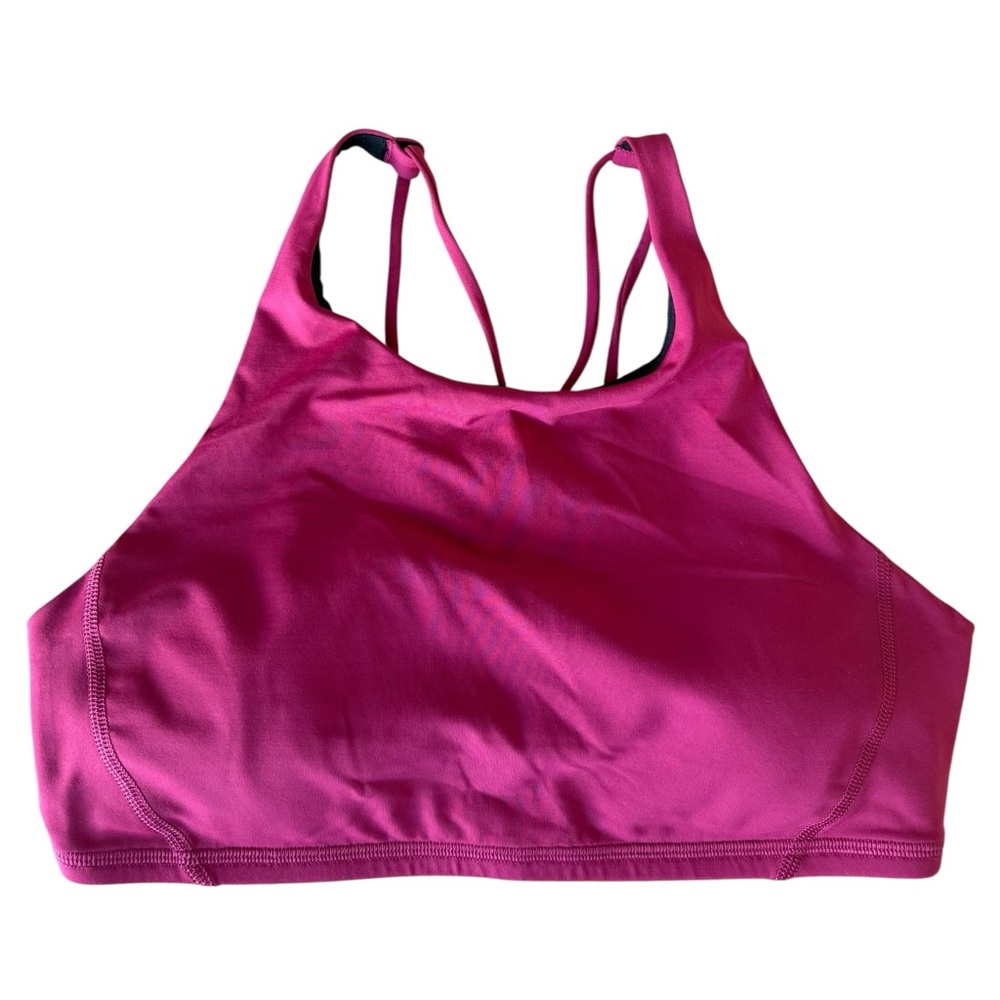Lululemon Free to Be Bra High Neck VLRD/ violet red size 8